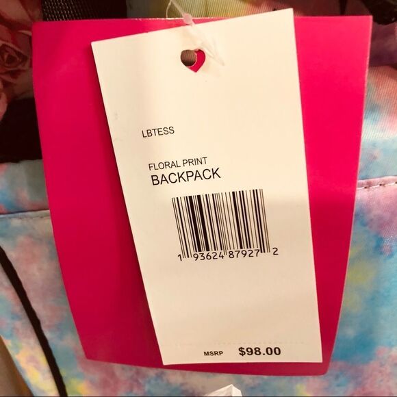 Betsey Johnson LuvBetsey Floral Print Backpack Set main image 5